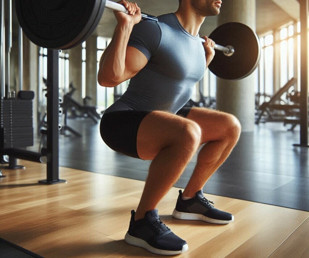 Man performing Squat