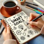 Smart goals in notebook